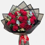 Rose Fire 15’li Kırmızı Gül Buketi