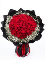 Classic Love 101 Kırmızı Gül Buketi